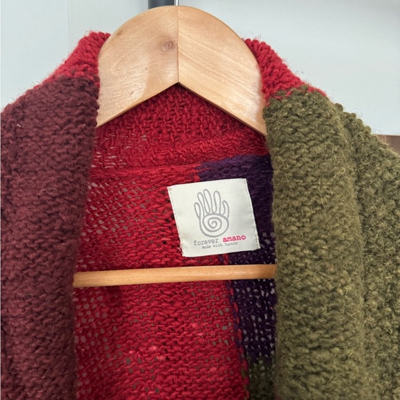 Hand-made Colourful Cardigan - Picture 2 of 3